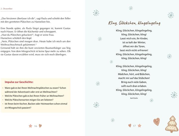 Nährwerte und Zutaten Das grosse Weihnachtsbuch zum Vorlesen für Menschen mit Demenz