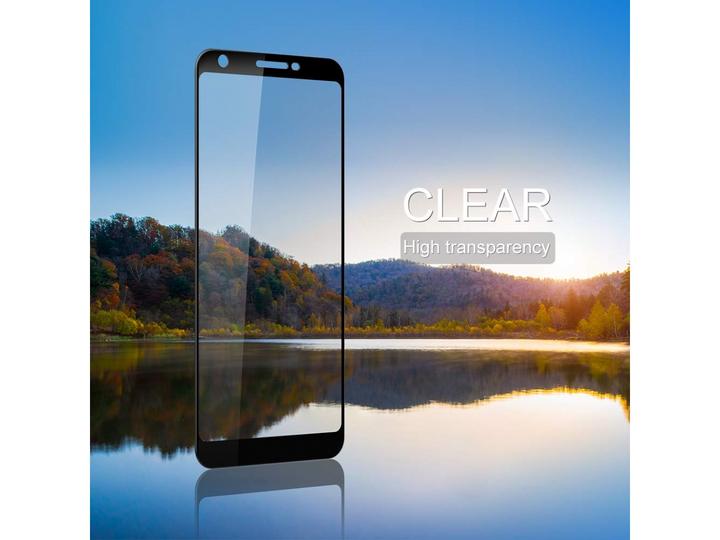Actual product image Screenguard Google Pixel 3a Full Screen Protective Glass Film 2.5D 9H (1 Piece, Google Pixel 3a)