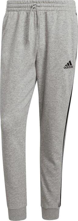 Actual product image adidas Mens Fleece 3 Stripes Cuffed Tapered Jogging Bottoms (M)