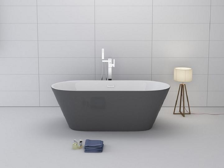 Produktbild Jet-Line Badewanne LAUSANNE II grau (170 cm, 80 cm)