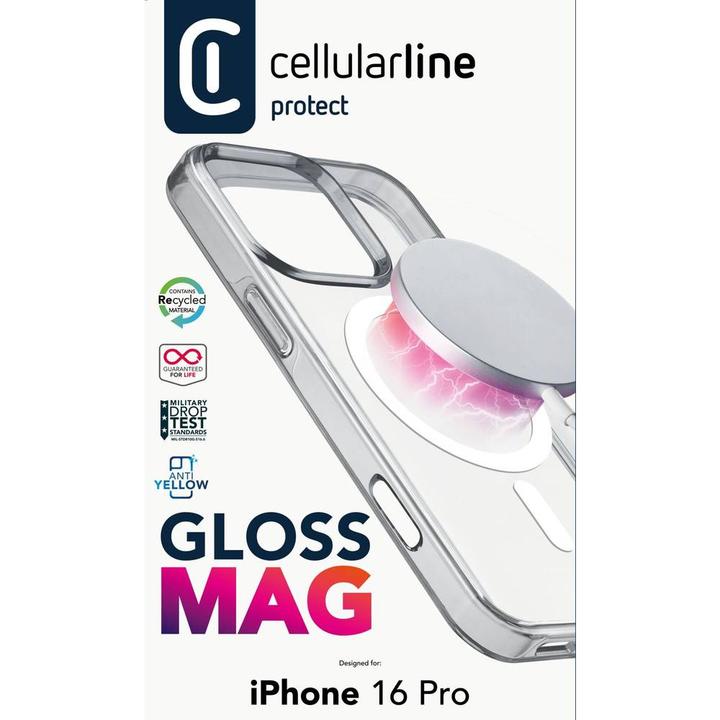 Actual product image Cellularline Gloss Mag Case (Apple iPhone 16 Pro)