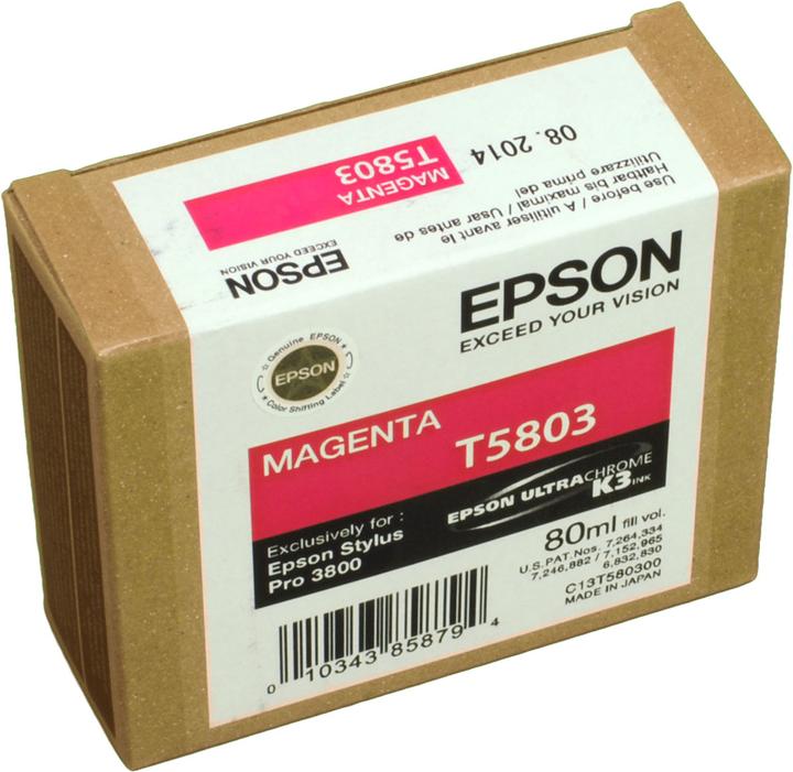 Actual product image Epson T5803 (M)