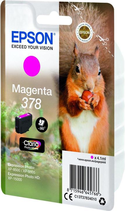Actual product image Epson 378 Claria Photo HD (M)