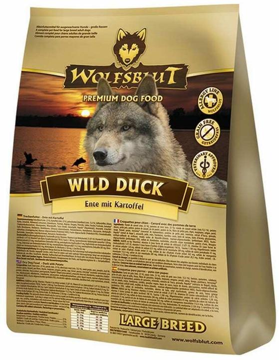 Wolfsblut Wild Duck Large Breed (Adult, 1 Stk., 12500 g)