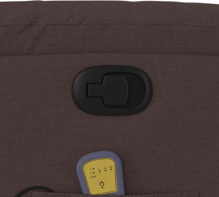 Produktbild VidaXL Massagesessel Dunkelbraun Stoff