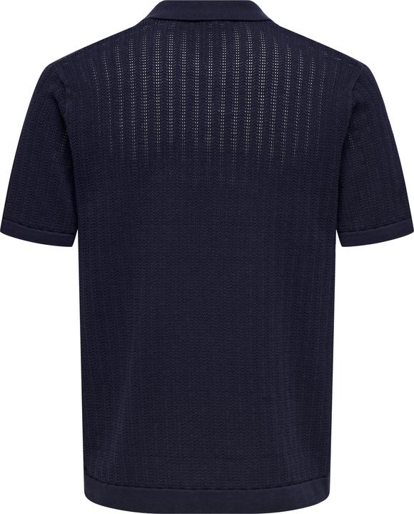 Produktbild Only & Sons ONSMOON Gestricktes Polo-Hemd Polo (M)