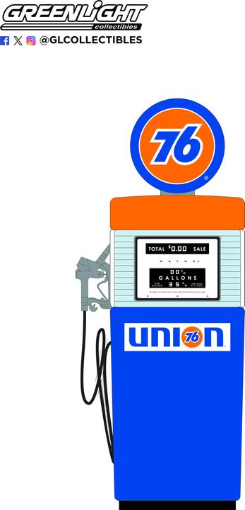 Produktbild 1948 Vintage Gas Pumps Series 16-Wayne 100A Chevron Solid Pack