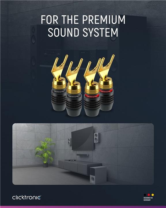 Produktbild clicktronic Kabelschuh-Stecker SimpleLock