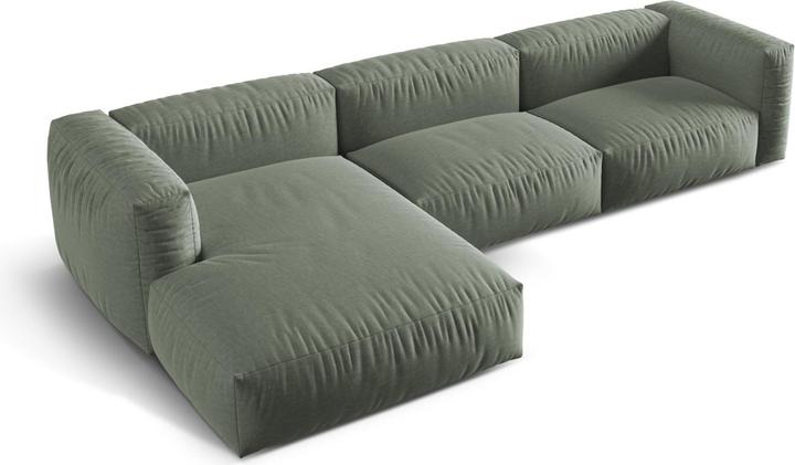 Actual product image Micadoni Modular Left Corner Sofa, "Martina", 3 Seats, 332x176x75 Made in Europe (Corner sofa)