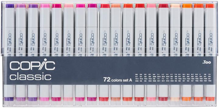 Produktbild Copic 72er Set (Grau, 7 mm, 72 x)