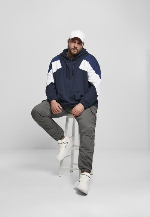 Immagine prodotto Urban Classics Felpa con cappuccio oversize a 3 toni (M)