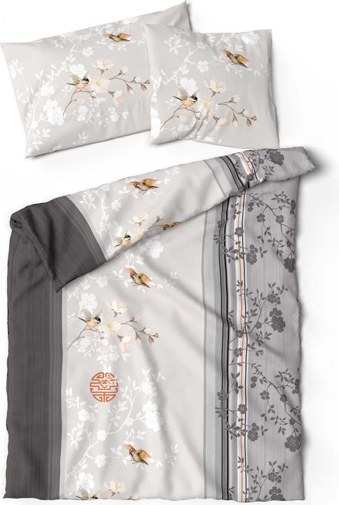 Image du produit Lotus Bettwaren Literie en satin Kichiro (Taie d'oreiller, 65 x 65 cm)