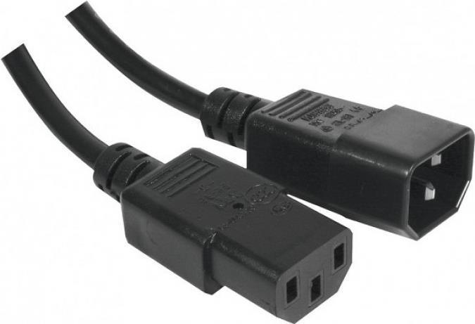 Produktbild Tecline Kaltgeräte-Verlängerungskabel, Kaltgerätestecker auf Kaltgerätekupplung, 0,5 m (0.50 m, C13)