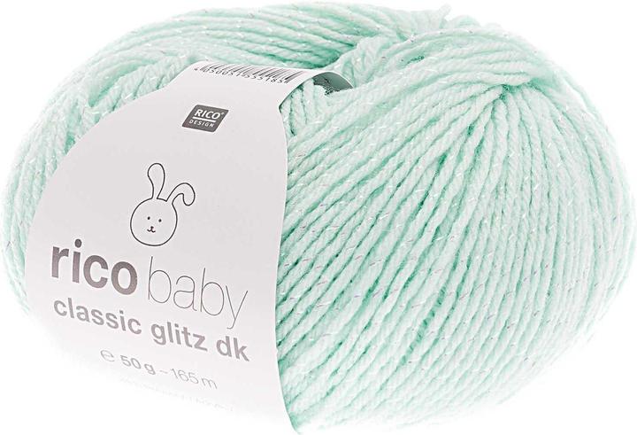 Produktbild Rico Design Wolle Baby Classic Glitz dk 50 g Mint (165 m)