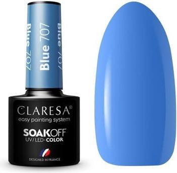 Claresa UV LED Nagellack Kollektion Hybrid Maniküre Soak Off - Farbe Blau 5ml (Blau, UV-Gel Lack)