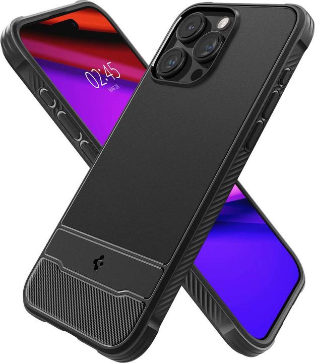Produktbild Spigen Rugged Armor MAG iPhone 15 Pro Max 6,7" Magsafe czarny/matte black ACS06561 (Apple iPhone 15 Pro Max)