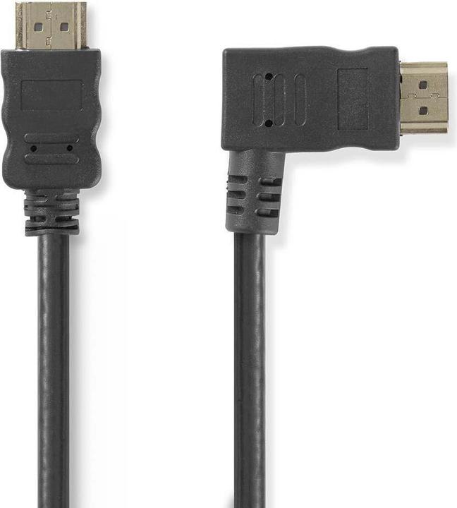 Actual product image Nedis Video cable, right angled, HDMI plug (1.50 m, HDMI)