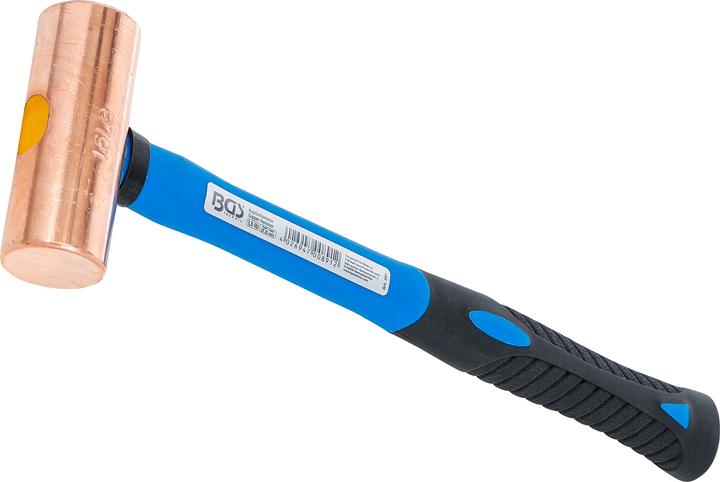 Immagine prodotto BGS Martello testa in rame manico fibra di vetro Ø 32 mm 680 g (1.5 lb) - testa