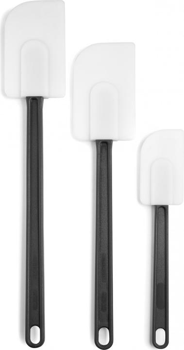 Produktbild Ibili Teigschaber Silikon schwarz, weiss 36 cm Hitzebeständig, ideal zum Backen und Kochen
