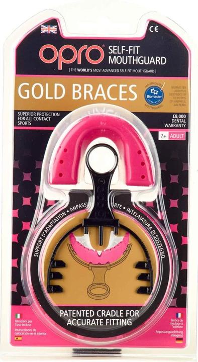 Image du produit Opro Protège-dents Gold Braces Senior rose/pearl