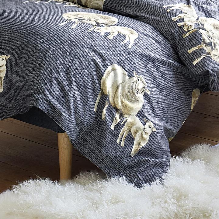 Produktbild Irisette Feinbiber Bettwäsche Panda 8545 blau