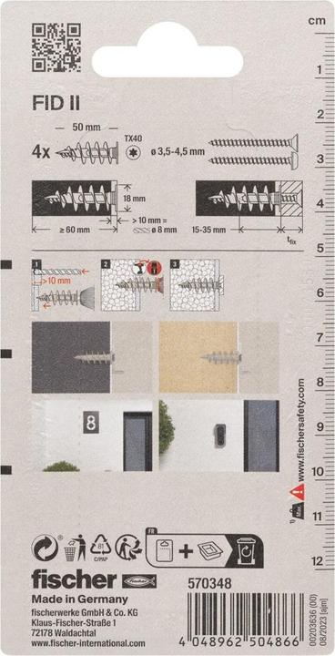 Productafbeelding Fischer Isolatieanker (4 Pcs.)