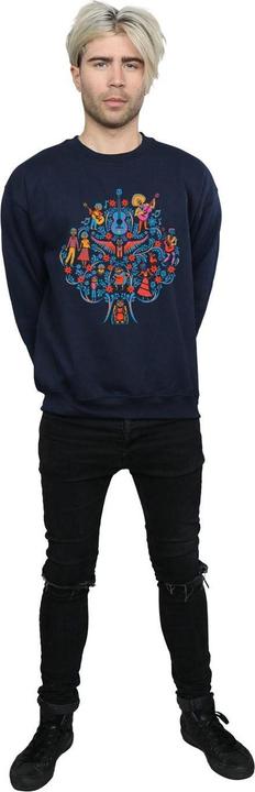 Actual product image Disney Mens Coco Tree Pattern Sweatshirt (XXL)