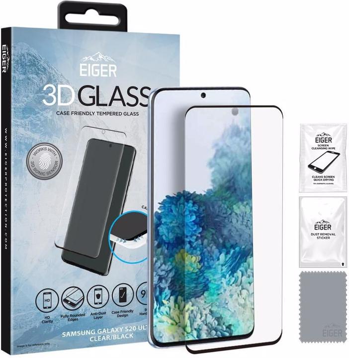 Produktbild Eiger Mountain Glass Clear Edge (1 Stück, Samsung Galaxy S20 Ultra)