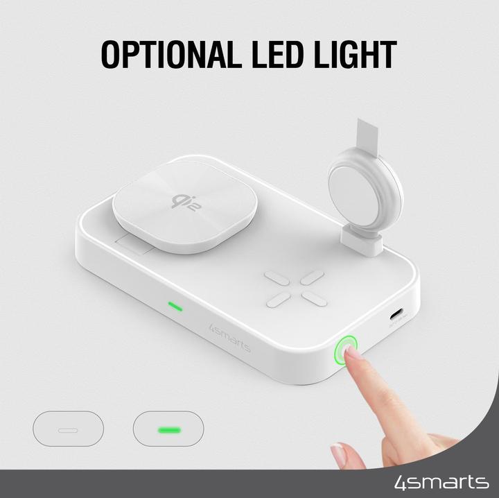 Actual product image 4smarts Wireless Charger Qi2 (15 W)