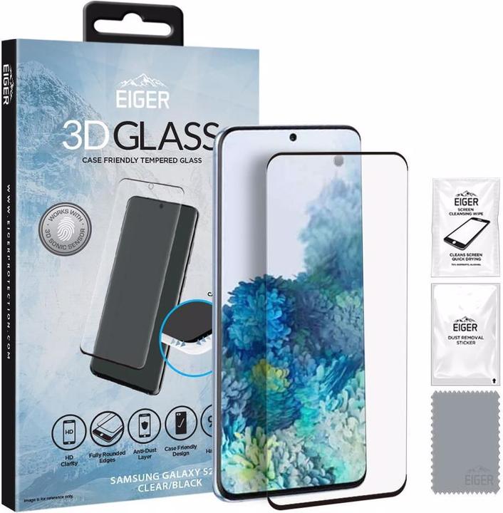 Produktbild Eiger Mountain Glass Clear Edge (1 Stück, Samsung Galaxy S20+)