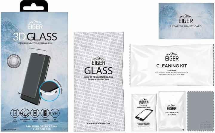 Produktbild Eiger Mountain Glass Clear Edge (1 Stück, Samsung Galaxy S20+)