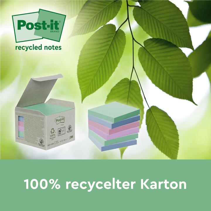 Produktbild Post-it Recycling Z-Notes (76 x 76 mm)