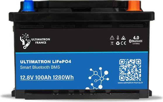 Produktbild Ultimatron ULS-12V-100Ah-PRO-LN3 LiFePO4 Versorgungsbatterie (12.80 V, 100 Ah)