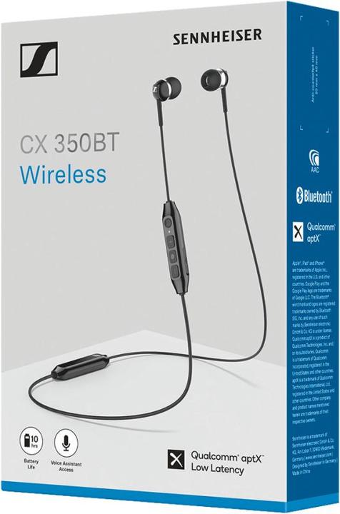 Actual product image Sennheiser CX 350BT (10 h, Wireless)