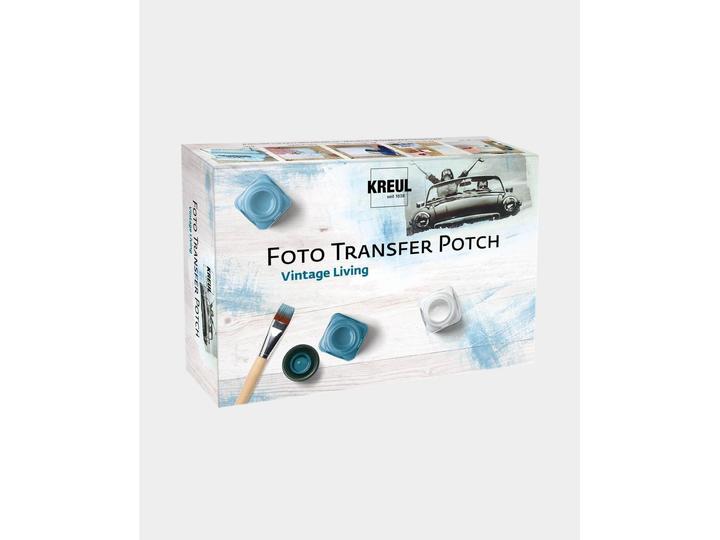 Produktbild Kreul Foto Transfer POTCH, Set "Vintage Living" (Blau, Transparent, 20 ml)