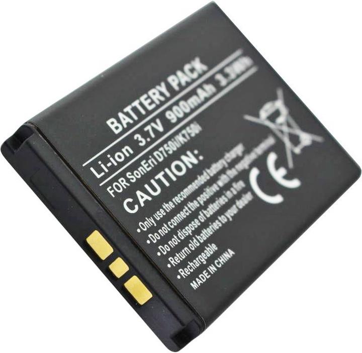 Actual product image Sony Ericsson Akku J100i Akku BST-37