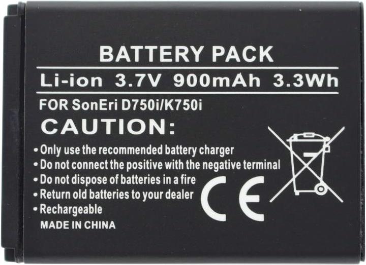 Actual product image Sony Ericsson Akku J100i Akku BST-37