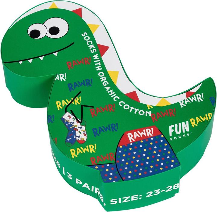 Produktbild Fun Socks BOXES 3er Pack (3er Pack, 27 - 28, 23 - 27)
