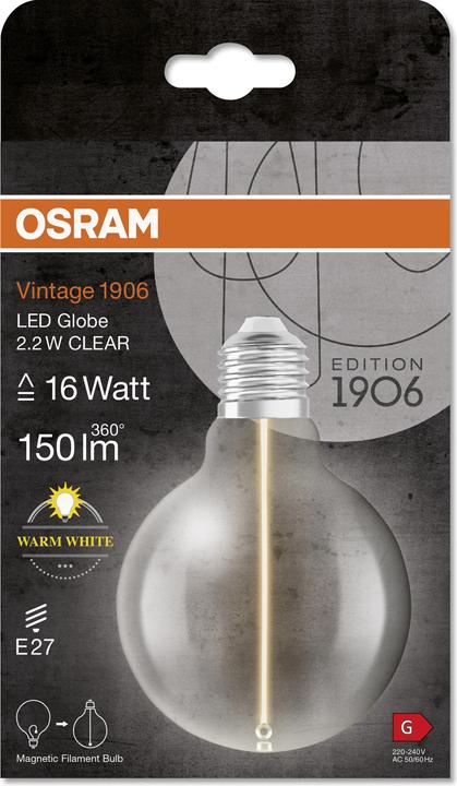 Productafbeelding Ledvance LED-lamp (E27, 2.20 W, 150 lm, 4 x, G)