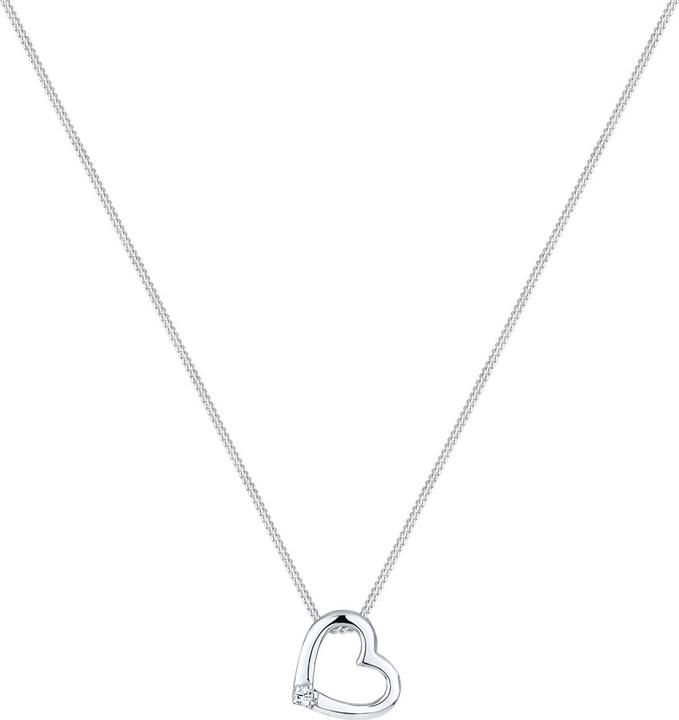 Produktbild Elli Herz Anhänger (925 Silber, 45 cm)