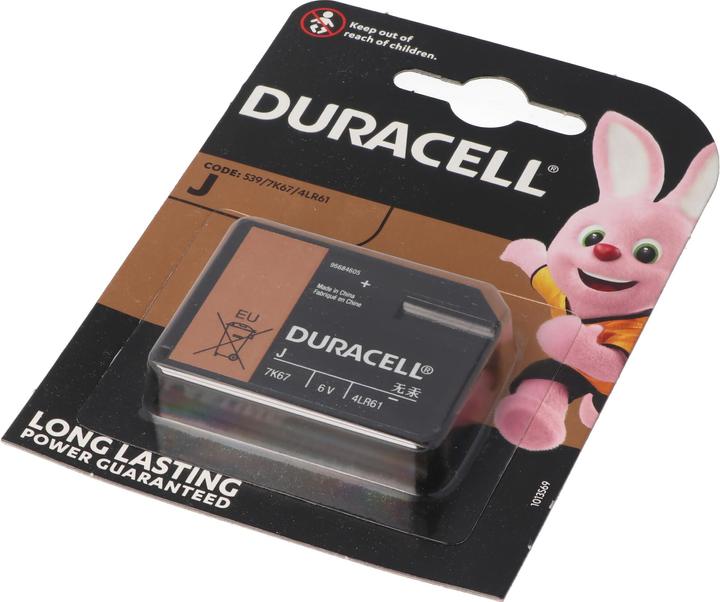Actual product image Duracell Batterie 7K67 Flatpack 4LR61, V4918, V4018, 5000394767102 (1 pcs., J, 570 mAh)