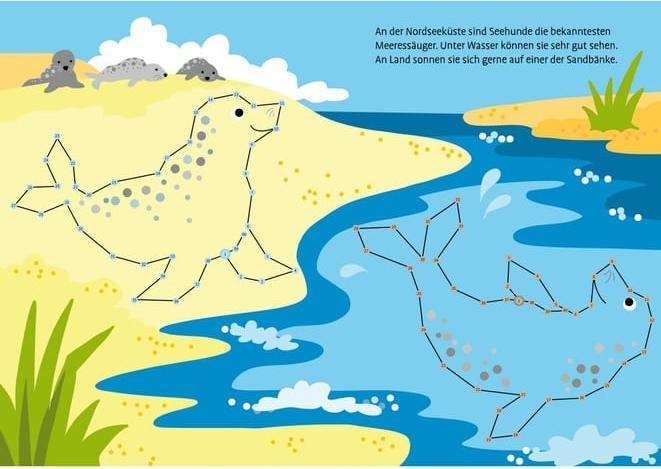 Image du produit Tessloff Totalement coloré de point à point. Animaux marins.de 1 à 100 (Allemand)