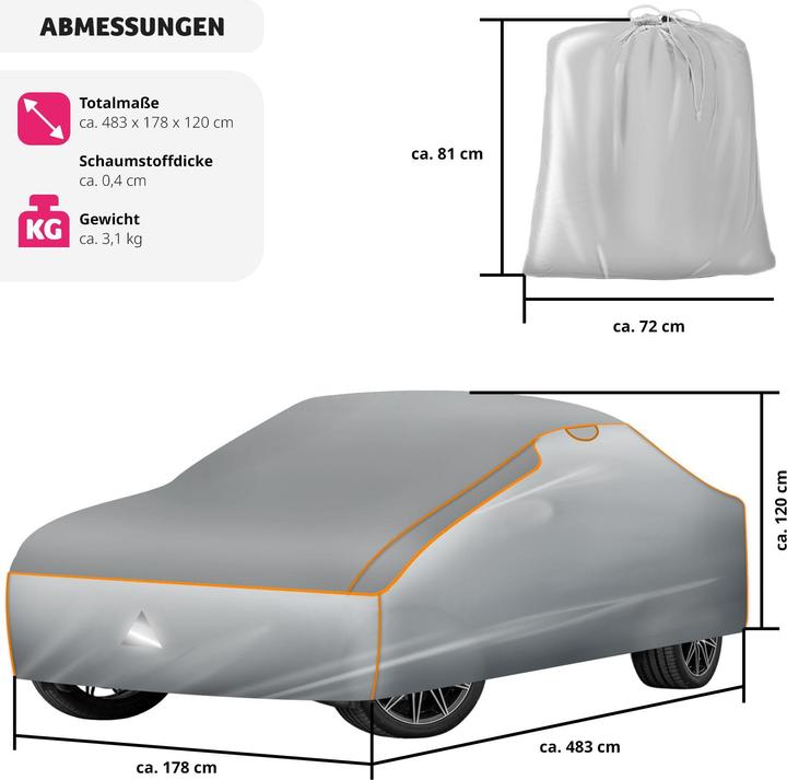 Produktbild tectake Hagelschutz-Autoplane