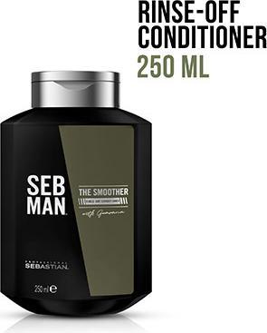 Image du produit Sebastian SEB MAN - L'après-shampoing de rinçage "The Smoother". (250 ml)