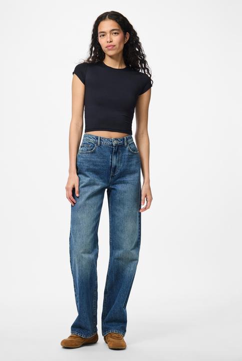 Actual product image Pieces Pckate Hw Straight Jeans MB Noos Bc (W31/L30)