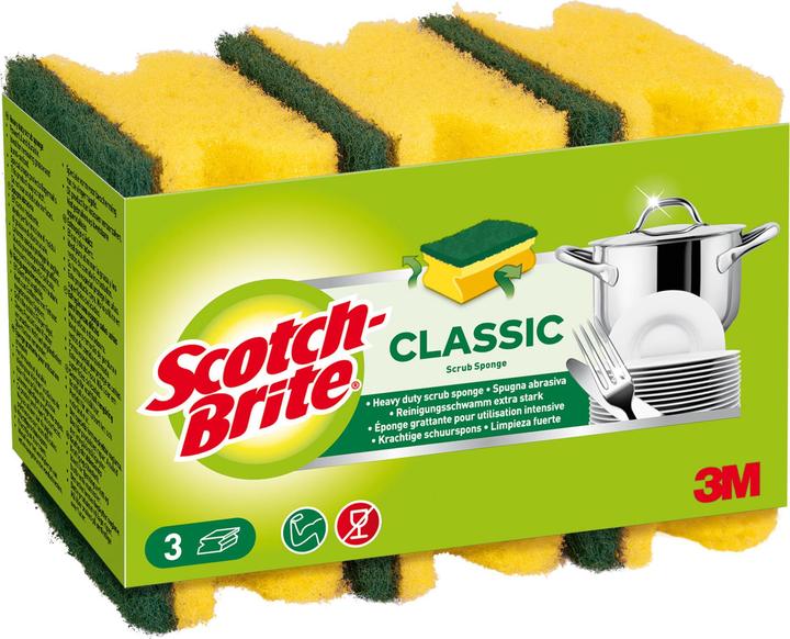 Scotch-Brite Éponge de nettoyage Classic (3 pcs)