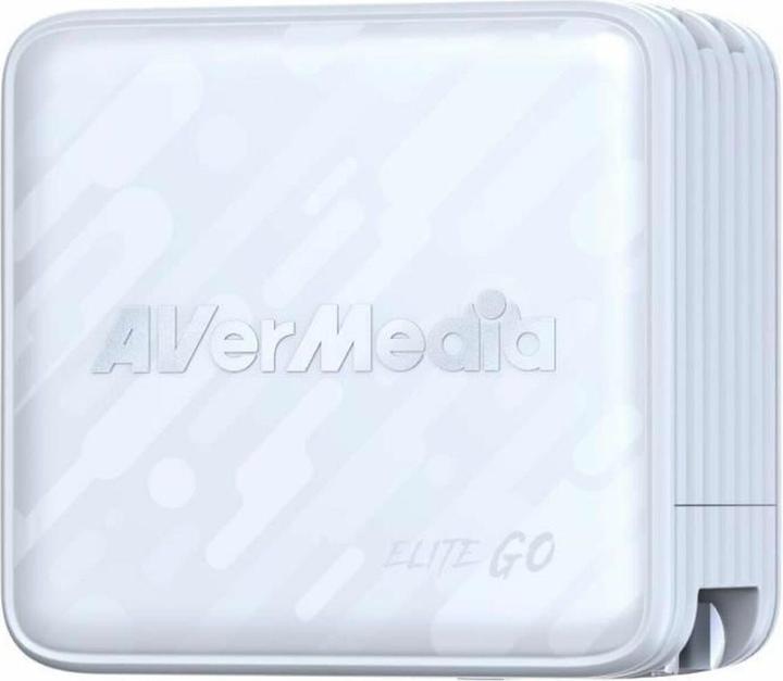 AVerMedia Ladedock, EliteGO (GC313Pro) White, 100W GaN, HDMI (Mac)