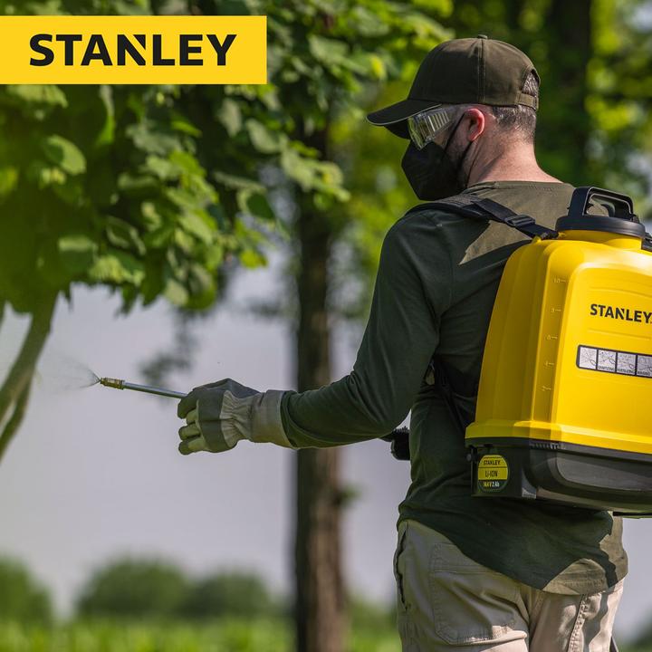 Actual product image Stanley Battery-powered backpack spray pump 12 litres 14.4 V2 Ah (12 l)