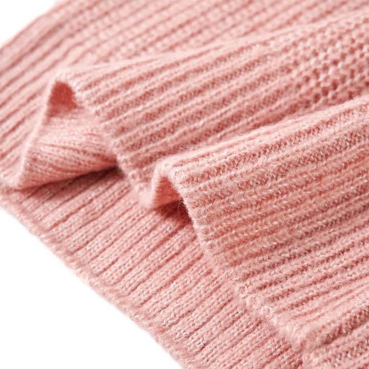 Produktbild VidaXL Kinder-Pulloverweste Gestrickt Hellrosa 104,Material: 67 (104)