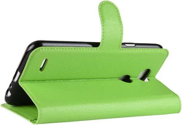 Actual product image MU Classic Litchi Leather Bookcover Series (LG X Power 3)